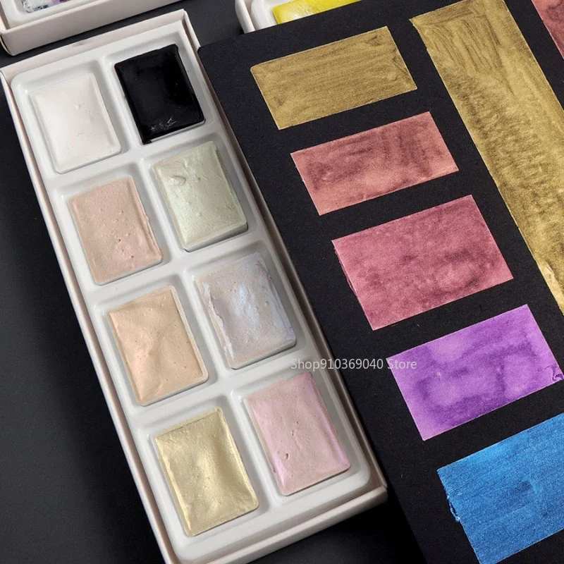 2024 New White Night Master So - огляд і ціна Watercolor Paint Set Solid Pigment