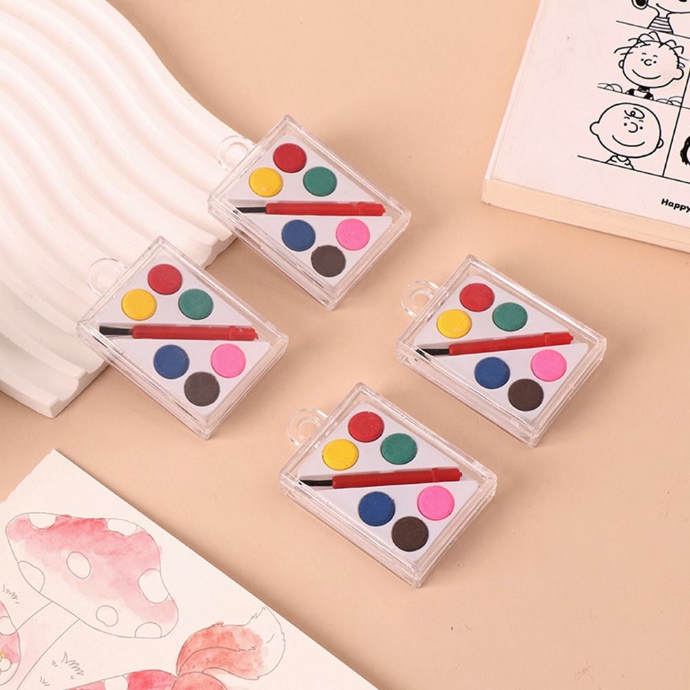 Portable with Painting Brush W - огляд і ціна Watercolor Paint Set Solid Pigment